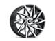 Mazzi Big Easy Matte Black Machined with Dark 6-Lug Wheel; 22x9.5; 30mm Offset (15-20 F-150)