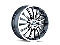 Mazzi Hype Gloss Black Machined 6-Lug Wheel; 20x9; 30mm Offset (15-20 Tahoe)