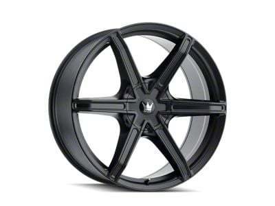 Mazzi Stilts Matte Black 5-Lug Wheel; 22x9.5; 18mm Offset (94-01 RAM 1500)