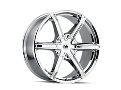 Mazzi Stilts Chrome 6-Lug Wheel; 18x8; 30mm Offset (15-22 Canyon)