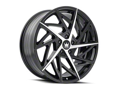 Mazzi Freestyle Gloss Black Machined 5-Lug Wheel; 17x8; 35mm Offset (87-90 Dakota)