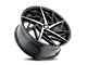 Mazzi Freestyle Gloss Black Machined 5-Lug Wheel; 17x8; 35mm Offset (87-90 Dakota)