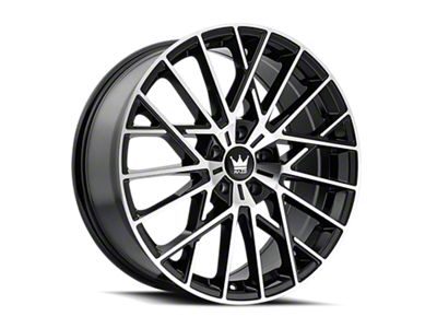 Mazzi Jinx Gloss Black Machined 5-Lug Wheel; 18x8; 40mm Offset (87-90 Dakota)