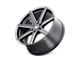 Mazzi Laguna Gloss Black Milled 5-Lug Wheel; 20x8.5; 35mm Offset (87-90 Dakota)