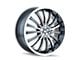 Mazzi Hype Gloss Black Machined 6-Lug Wheel; 20x9; 30mm Offset (19-24 RAM 1500)