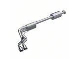 MBRP Armor Lite Dual Exhaust System with Polished Tips; Middle Side Exit; Street Version (21-25 2.7L EcoBoost F-150)