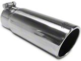 MBRP Angled Cut Rolled End Exhaust Tip; 3.50-Inch; Polished (Fits 3-Inch Tailpipe)