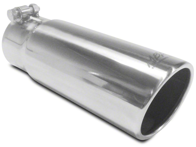 MBRP F-150 3.50-Inch Polished Angled Rolled End Exhaust Tip; 3-Inch ...