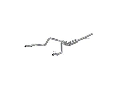 MBRP Armor Lite Dual Exhaust System; Rear Exit (19-24 4.3L Sierra 1500 w/ Factory Dual Exhaust)