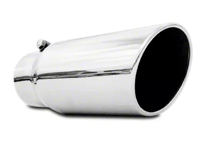 MBRP F-150 5-Inch Polished Angled Rolled End Exhaust Tip; 4-Inch ...