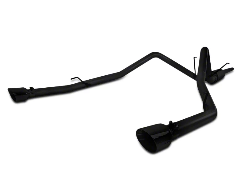 MBRP RAM Black Series 2.5 in. Dual Exhaust System - Rear Exit S5146BLK ...