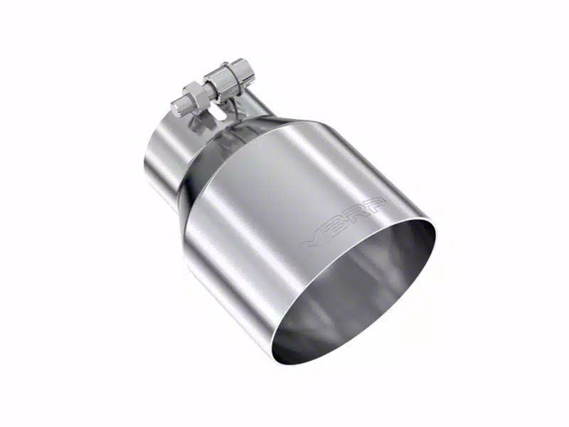 MBRP F-150 4-Inch Angled Cut Exhaust Tip; Polished T5180 (Fits 3-Inch ...