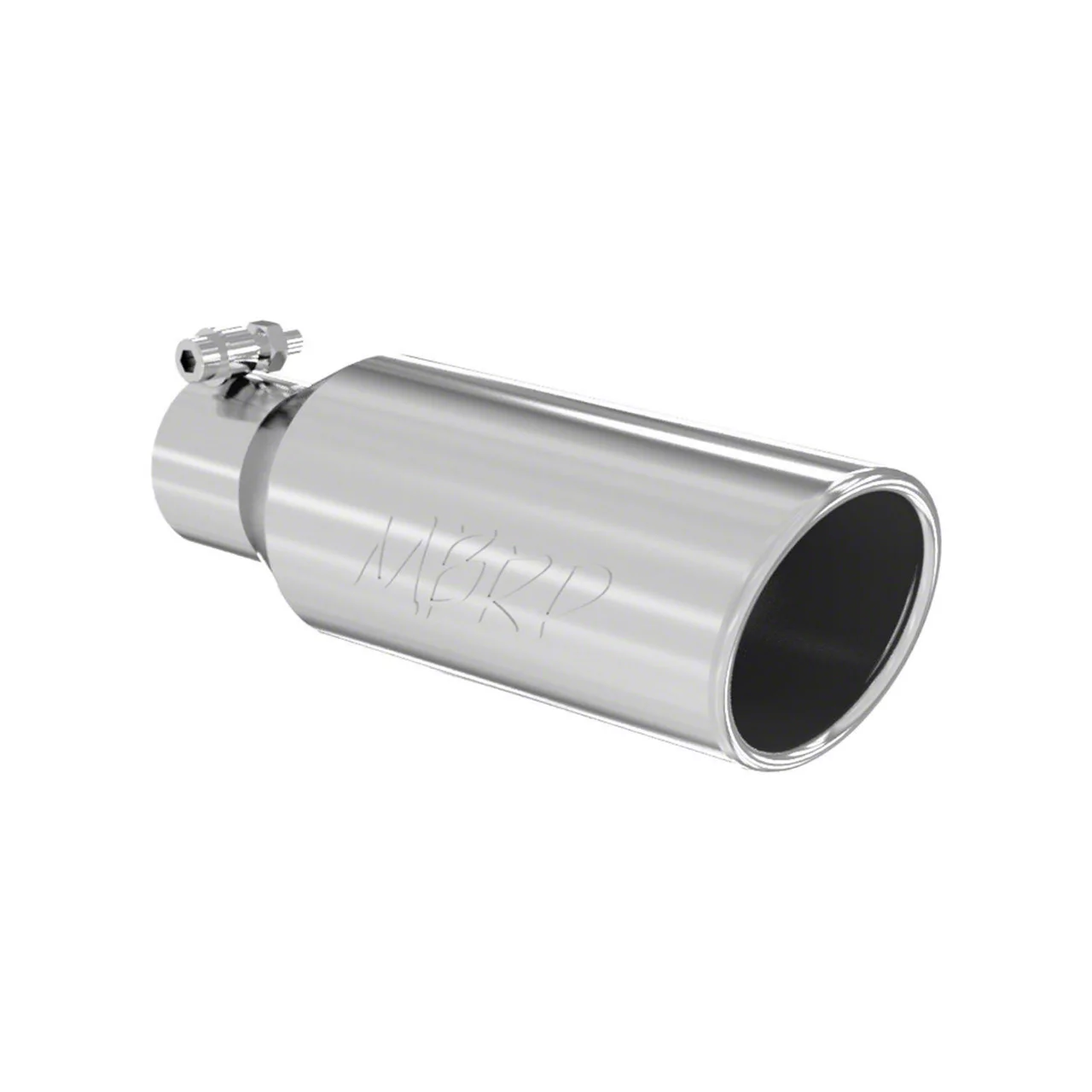 MBRP F-150 4-Inch Angled Rolled End Exhaust Tip; Polished T5150 (Fits 2 ...