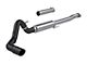 MBRP Armor BLK Single Exhaust System; Race Version; Side Exit (21-24 5.0L F-150, Excluding Tremor)