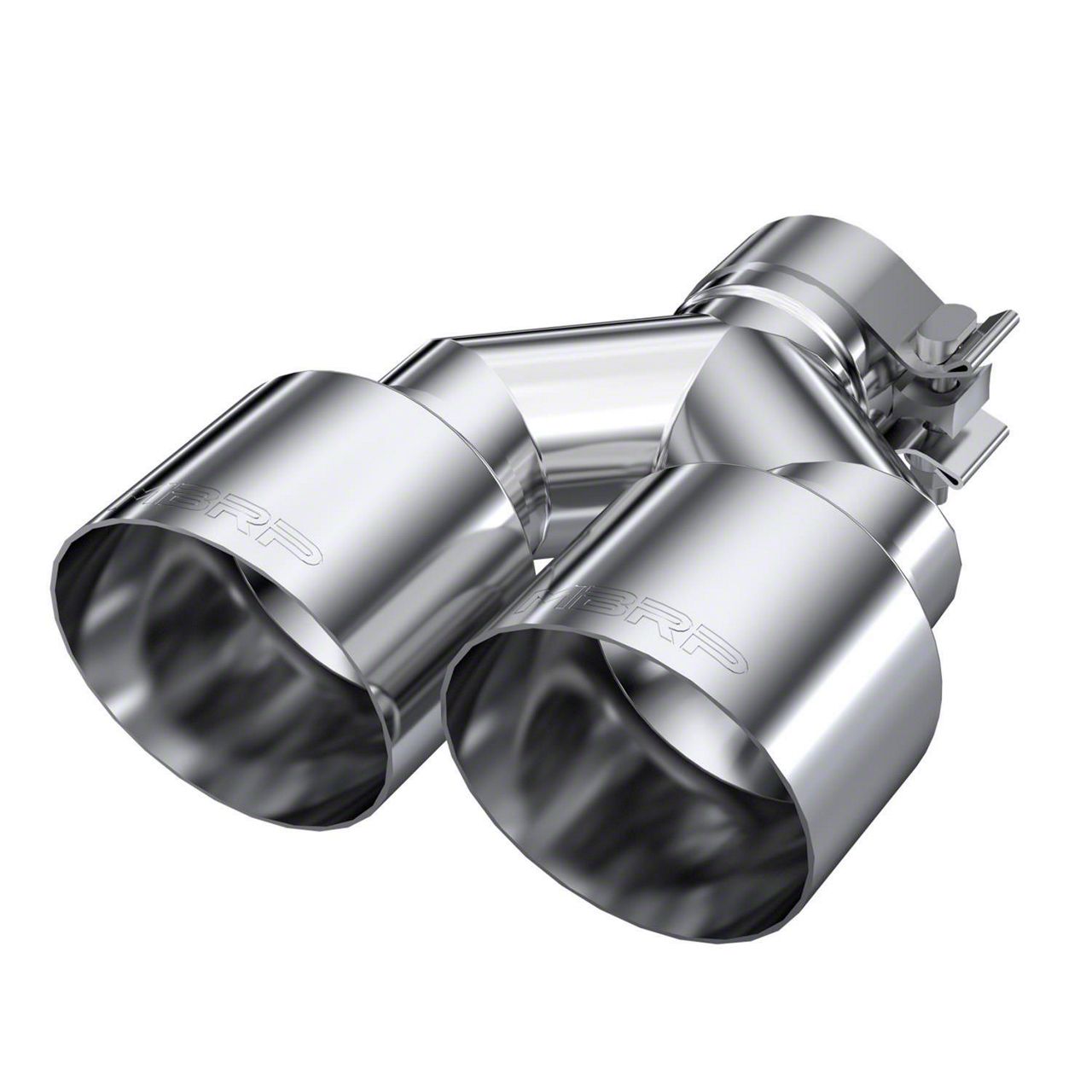 MBRP F-150 4-Inch Dual Exhaust Tip; Polished T5177 (Fits 2.50-Inch ...