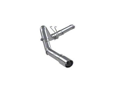 MBRP Armor Lite DPF-Back Single Exhaust System with Polished Tip; Side Exit (08-10 6.4L Powerstroke F-250 Super Duty)