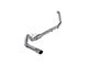 MBRP Armor Lite Single Exhaust System with Polished Tip; Side Exit (99-03 7.3L Powerstroke F-250 Super Duty w/o Catalytic Converter)