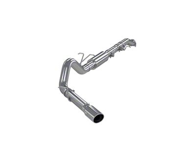 MBRP Armor Lite Single Exhaust System with Polished Tip; Side Exit (03-07 6.0L Powerstroke F-250 Super Duty)