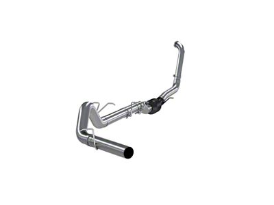 MBRP Armor Plus Turbo-Back Muffler Delete Single Exhaust System; Side Exit (03-07 6.0L Powerstroke F-250 Super Duty)