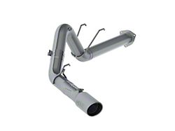 MBRP Armor Lite Filter-Back Single Exhaust System with Polished Tip; Side Exit (17-22 6.7L Powerstroke F-350 Super Duty)