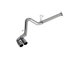 MBRP Armor Plus Filter-Back Single Exhaust System with Dual Polished Tips; Side Exit (15-16 6.7L Powerstroke F-350 Super Duty)