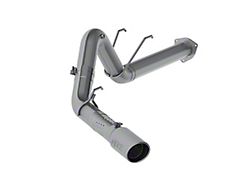 MBRP Armor Lite Filter-Back Single Exhaust System with Polished Tip; Side Exit (17-22 6.7L Powerstroke F-350 Super Duty)