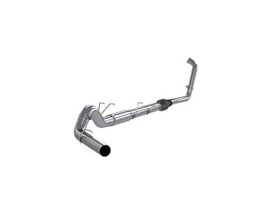 MBRP 5-Inch Turbo-Back Muffler Delete Single Exhaust System; Side Exit (03-07 6.0L Powerstroke F-350 Super Duty)