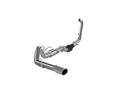 MBRP Armor Lite Turbo-Back Single Exhaust System with Polished Tip; Side Exit (03-07 6.0L Powerstroke F-350 Super Duty)