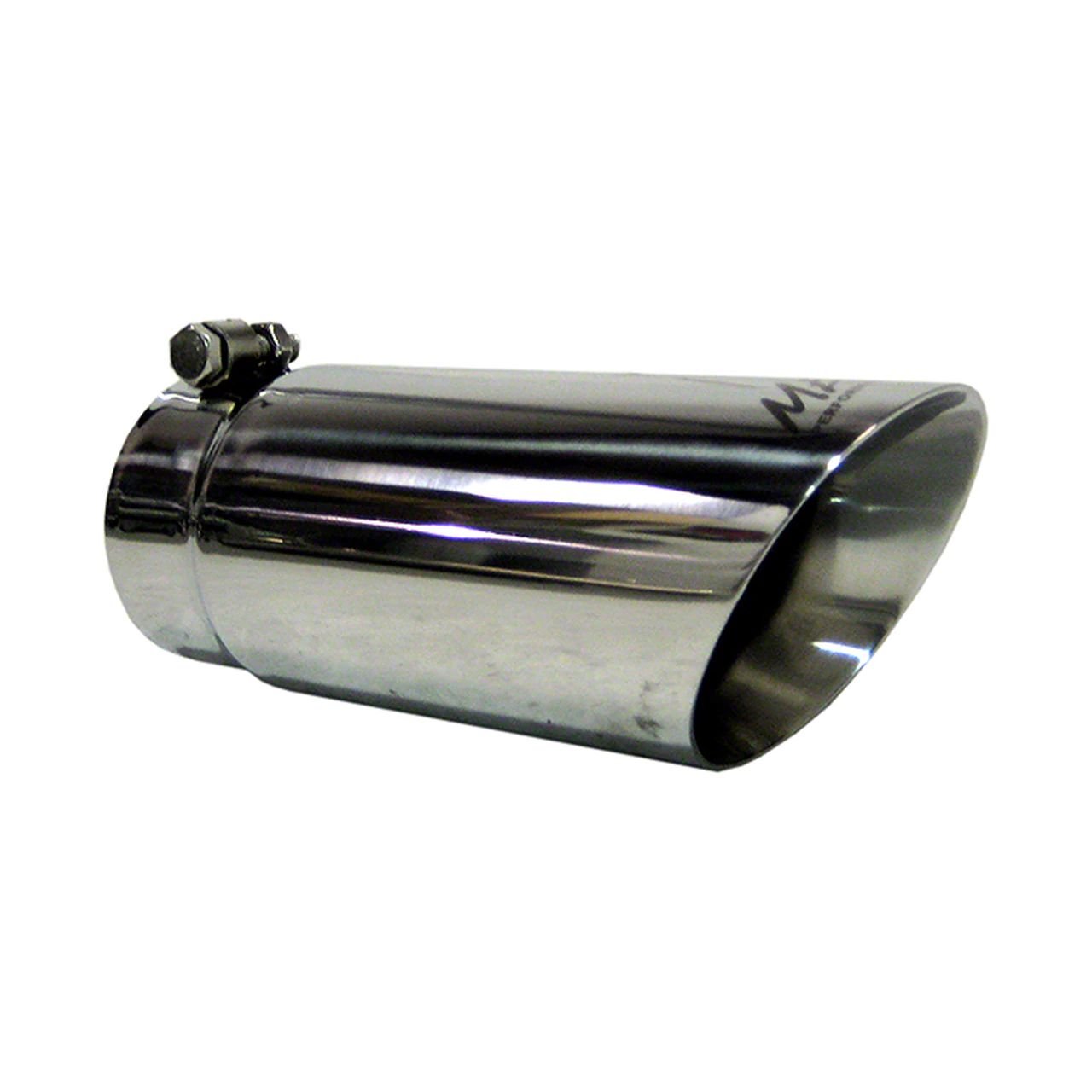 Mbrp Ram Inch Polished Dual Wall Angled Exhaust Tip Inch Connection T Fits