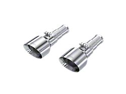 MBRP 5-Inch Round Exhaust Tips; Polished Stainless Steel (19-24 5.7L RAM 1500 w/ Factory Dual Exhaust)