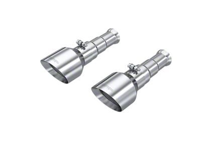 MBRP 5-Inch Round Exhaust Tips; Polished Stainless Steel (09-18 5.7L RAM 1500 w/ Factory Dual Exhaust)