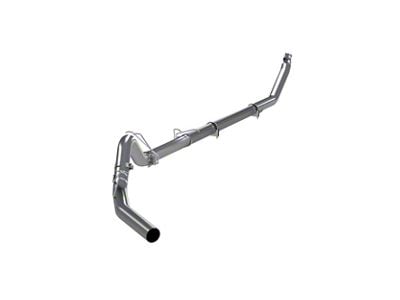 MBRP 4-Inch Armor Lite Turbo-Back Muffler Delete Single Exhaust System; Side Exit (Late 98-02 5.9L I6 RAM 2500 w/o Catalytic Converter)