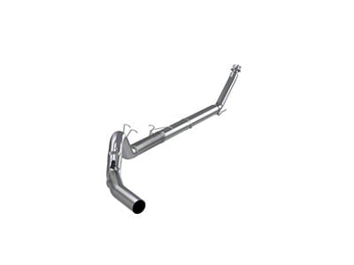 MBRP 5-Inch Armor Plus Turbo-Back Muffler Delete Single Exhaust System; Side Exit (Late 98-02 5.9L I6 RAM 2500 w/o Catalytic Converter)