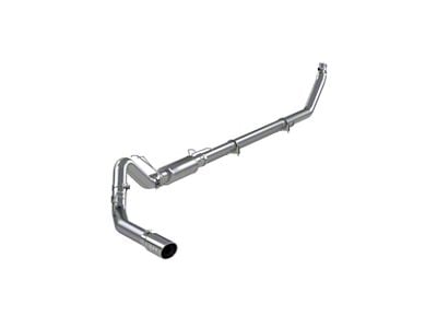 MBRP 4-Inch Armor Plus Turbo-Back Single Exhaust System with Polished Tip; Side Exit (Late 98-02 5.9L I6 RAM 3500 w/o Catalytic Converter)