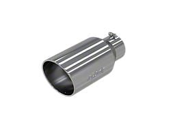 MBRP Angled Cut Rolled End Exhaust Tip; 8-Inch; Polished (Fits 5-Inch Tailpipe)