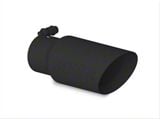 MBRP Angled Cut Dual Wall Exhaust Tip; 4-Inch; Black (Fits 3-Inch Tailpipe)