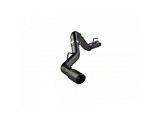 MBRP Armor BLK Single Exhaust System; Side Exit (20-25 6.6L Duramax Sierra 3500 HD)