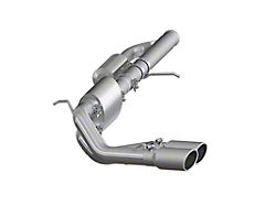 MBRP Armor Plus Dual Exhaust System with Polished Tips; Middle Side Exit (09-18 5.3L Silverado 1500)