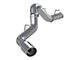 MBRP Armor Lite Single Exhaust System with Polished Tip; Side Exit (20-24 6.6L Duramax Silverado 2500 HD)