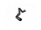 MBRP Armor BLK Single Exhaust System; Side Exit (20-25 6.6L Duramax Silverado 3500 HD)