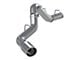 MBRP Armor Lite Single Exhaust System with Polished Tip; Side Exit (20-24 6.6L Duramax Silverado 3500 HD)