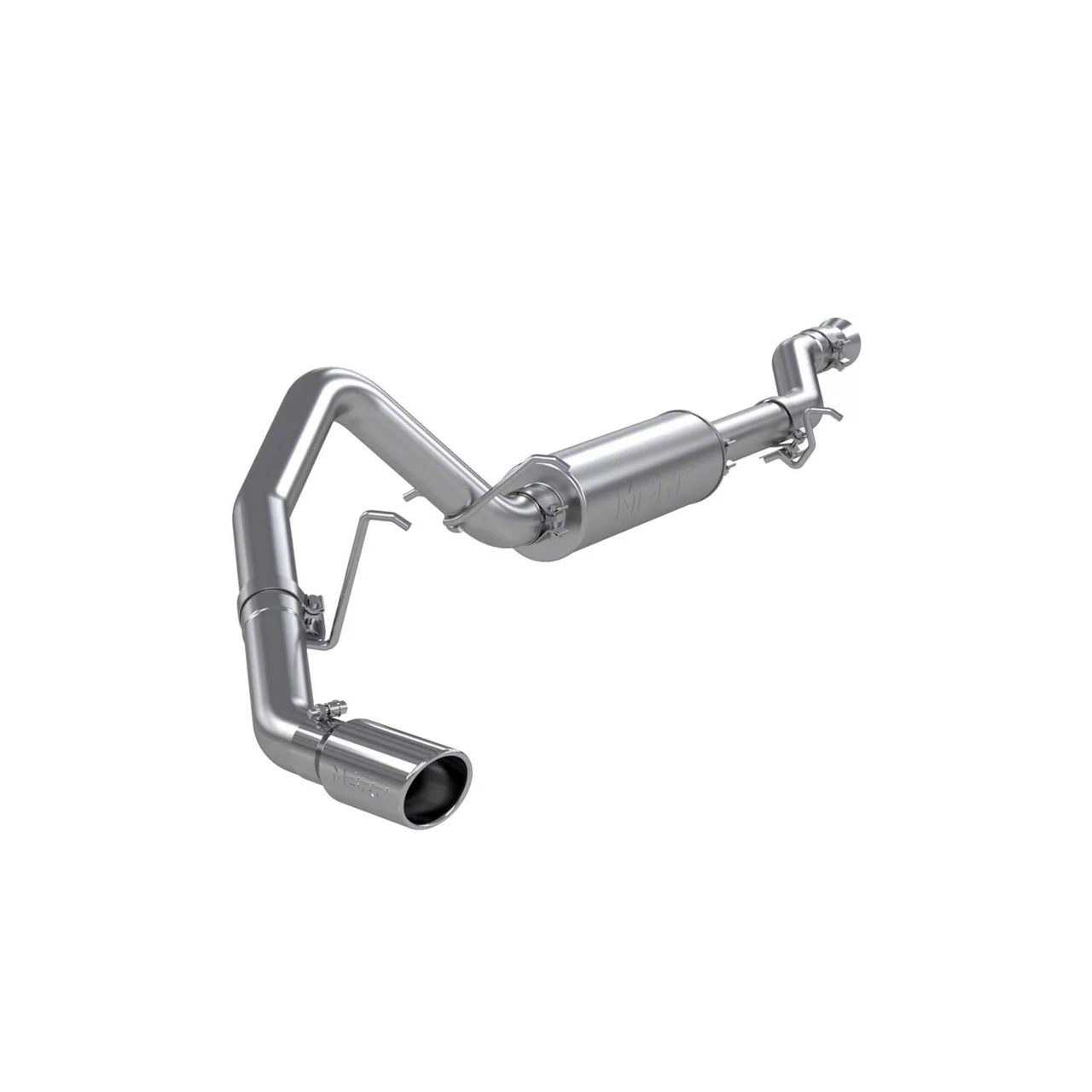 Mbrp Yukon Inch Installer Series Single Exhaust System With Polished Tip Side Exit S Al