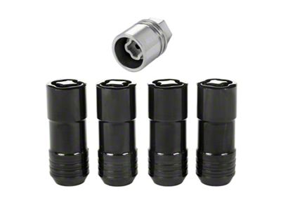 McGard Black Cone Seat Wheel Lock Set; M14x2.0; Set of 4 (00-14 F-150)