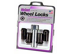 McGard Black Tuner Style Wheel Lock Set; 14mm x 1.5 (15-25 F-150)