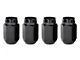 McGard Black Cone Seat Style Lug Nut Kit; 14mm x 1.5; Set of 4 (12-24 RAM 2500)