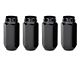 McGard Black Cone Seat Style Lug Nut Kit; 14mm x 1.5; Set of 4 (07-24 Sierra 2500 HD)