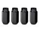 McGard Black Cone Seat Style Lug Nut Kit; 14mm x 1.5; Set of 4 (07-24 Silverado 3500 HD)