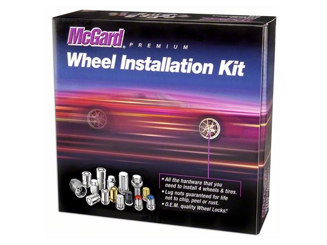 McGard Gold SplineDrive 6-Lug Wheel Installation Kit; 14mm x 1.5 (07-24 Tahoe)