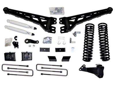 McGaughys Suspension 4-Inch Premium Radius Arm Suspension Lift Kit with Shocks (17-22 4WD F-250 Super Duty)