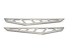 McGaughys Suspension Billet Face Plates for Traction Bars; Raw (05-22 F-250 Super Duty)